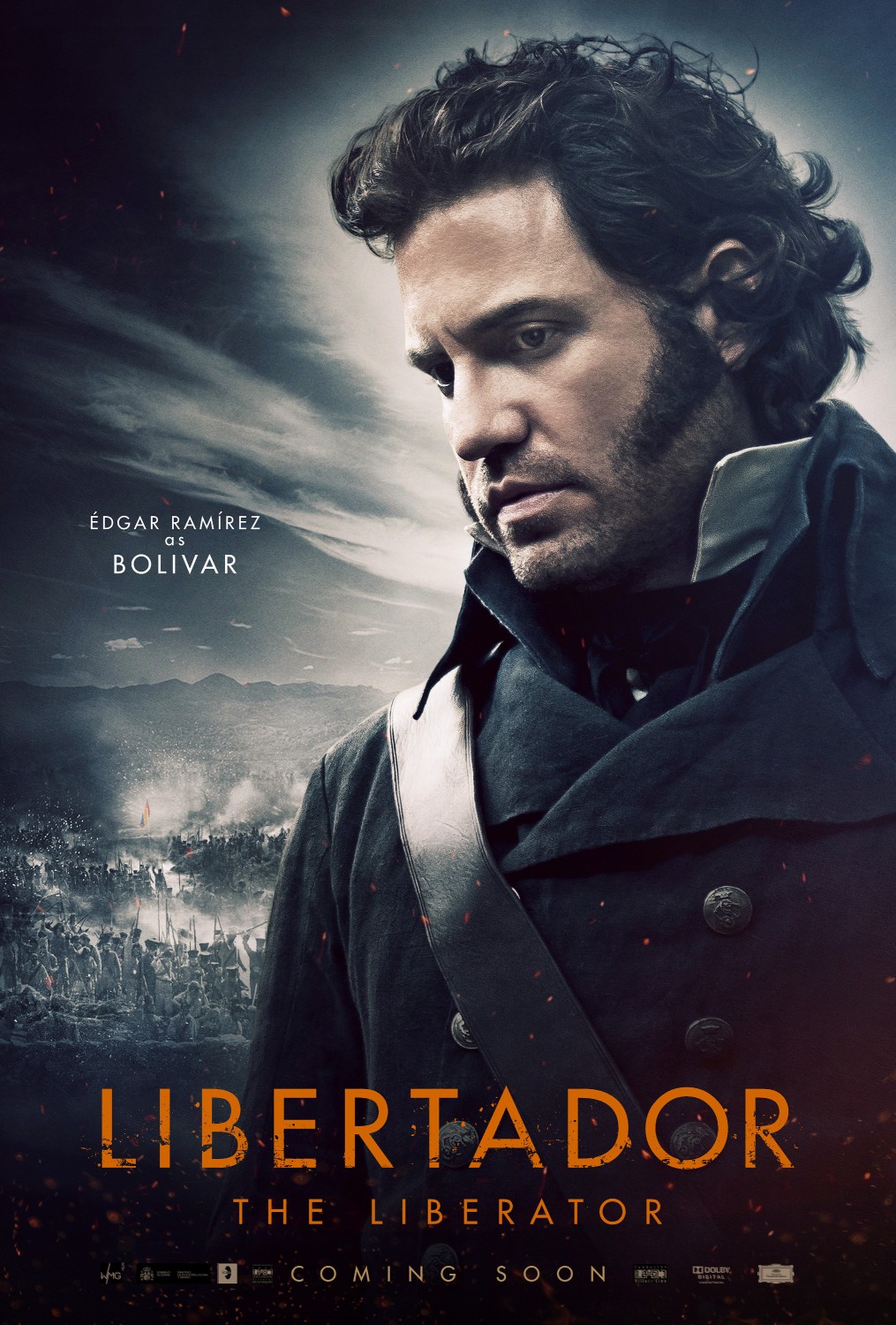 Libertador   (2013) Alberto Arvelo. Protagonizada por Édgar Ramírez y la actríz María Valverde.